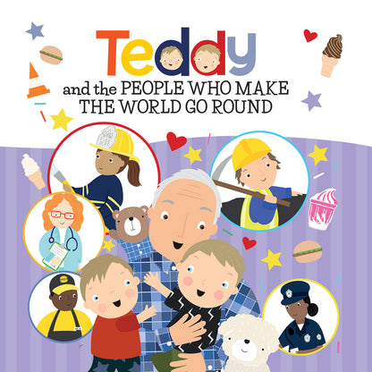 Teddy and the PEOPLE WHO MAKE THE WORLD GO ROUND COVER
