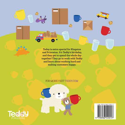 Teddy goes to WORK back cover